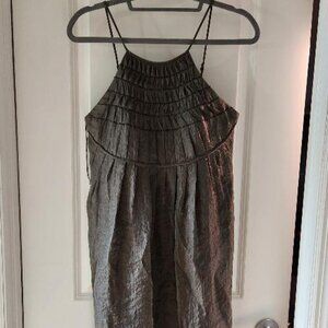 Adrianna Papell Beaded Halter Cocktail Dress